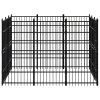 Outdoor Dog Kennel Steel 89.2 ftÂ²