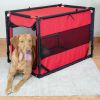 Life Large Portable Dog Kennel, Red