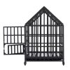 Heavy Duty Dog Cage pet Crate with Roof