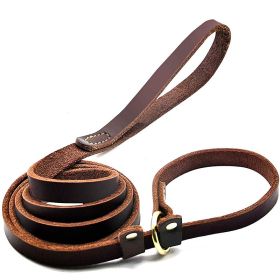 Pet Anti Breakaway Traction Rope (Option: Cowhide P chain-1.2X170CM)