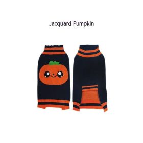 Halloween Pet Costume Teddy Warm Leisure Sweater (Option: Black Jacquard-XS)