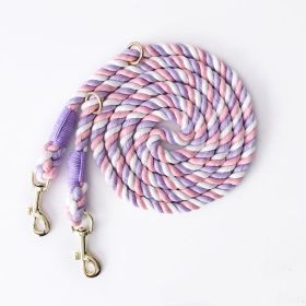 Multi Functional Dual Head Pet Dog Leash (Option: Unicorn)