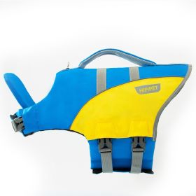 Animal-shaped Bee Dog Life Jacket Medium (Option: Blue And Yellow Stitching-XS)