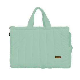 Pet Dog Bag Cat Portable Messenger Pet Products (Option: Bean Green-49X19X30cm)