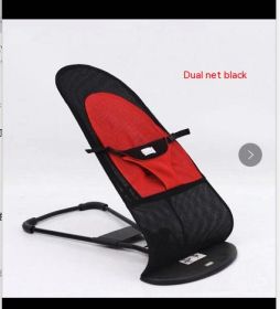 New Portable Dog Rocking Chair (Option: Double Mesh Black-Bag)