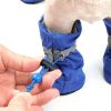 4pcs Dog Shoes; Large Pet Waterproof Chihuahua Anti-slip Boots Puppy Cat Socks Botas S/M/L/XL