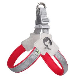 New Dog Breast Strap Saddle Pet Harness Breathable Reflective Dog Suspenders Pet Hand Holding Rope Wholesale (Option: Red-XL)