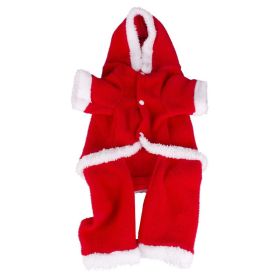 Dog Clothes Warm Creative Holiday Clothing (Option: Red Christmas Clothes-L)